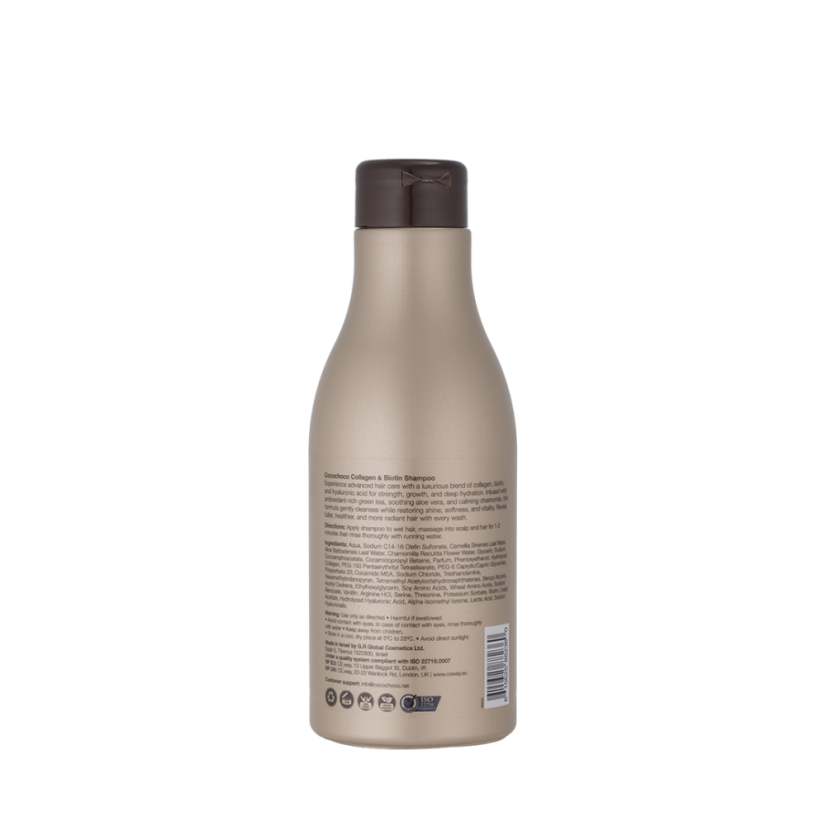 Sulfatfreies COCOCHOCO Collagen & Biotin Shampoo 400 ml