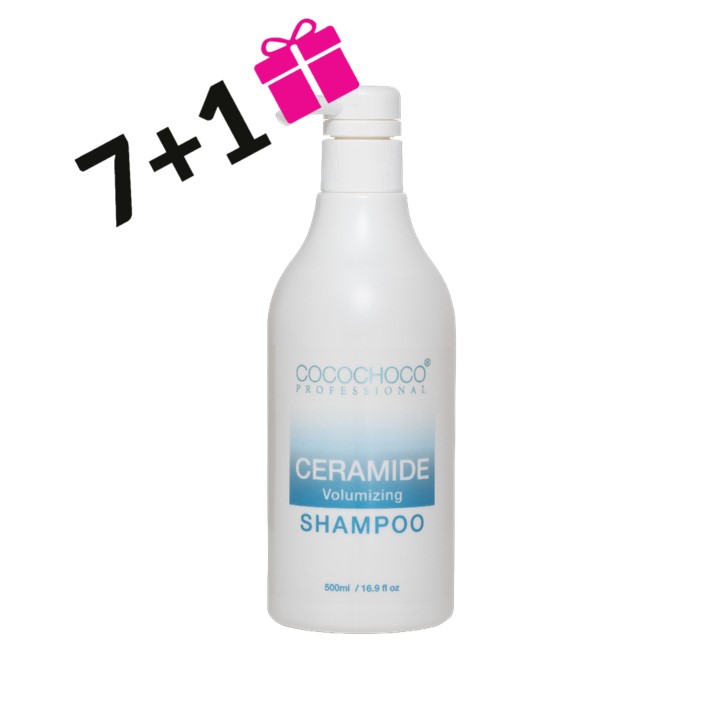7+1 GRATIS | Shampoon mit Ceramiden für Volumen COCOCHOCO 500 ml