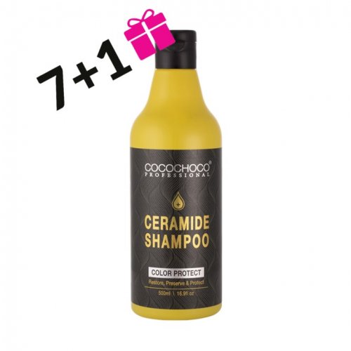 7+1 GRATIS | Ceramide color protect shampoo COCOCHOCO 500 ml