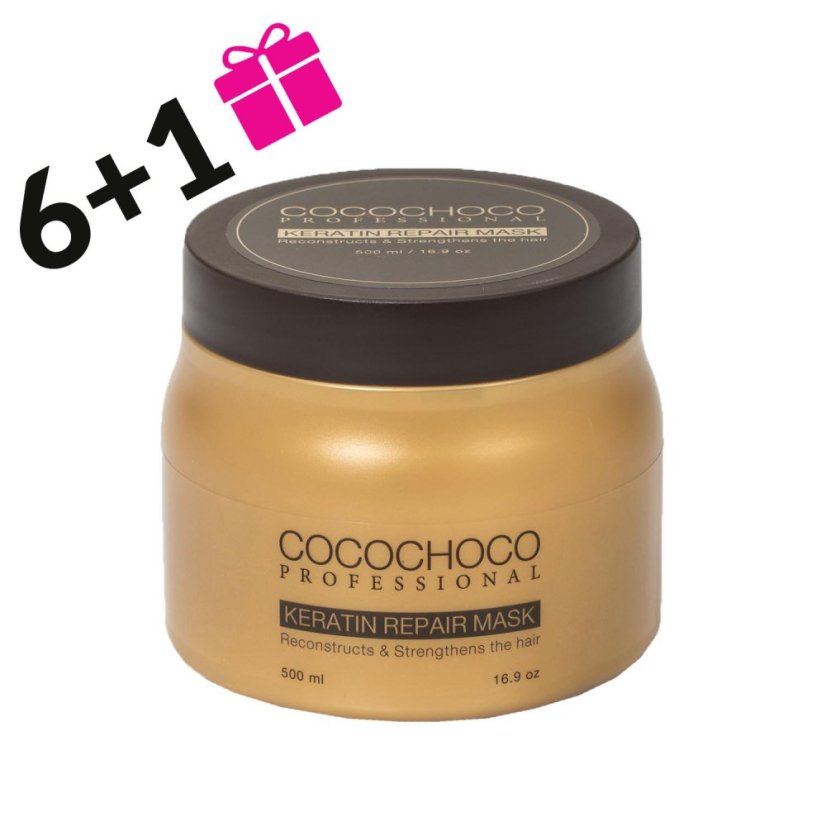6+1 FREE | COCOCHOCO Keratin Mask 500 ml